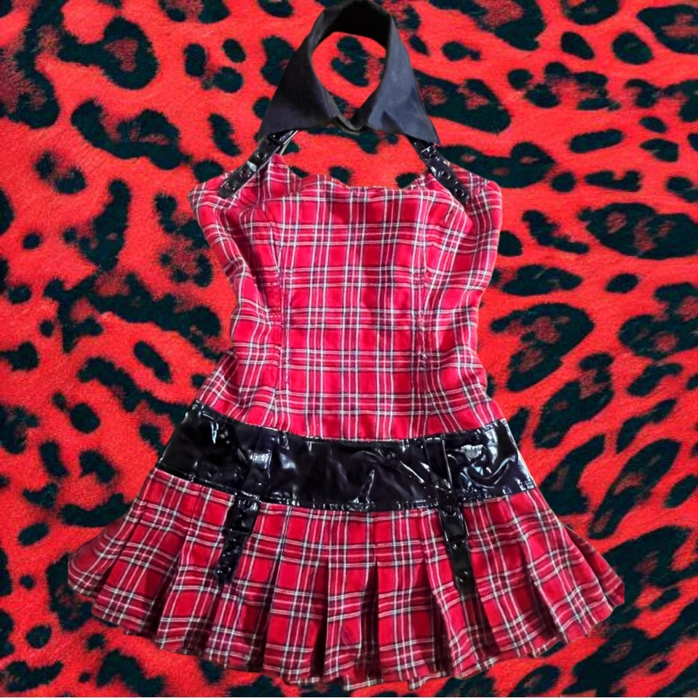 Lip service plaid dress